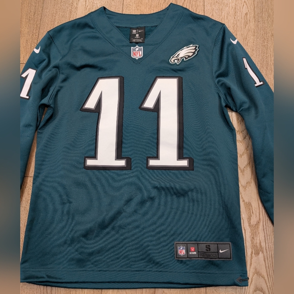Philadelphia Eagles Nike Fleeced Lined Long Sleeve Jersey